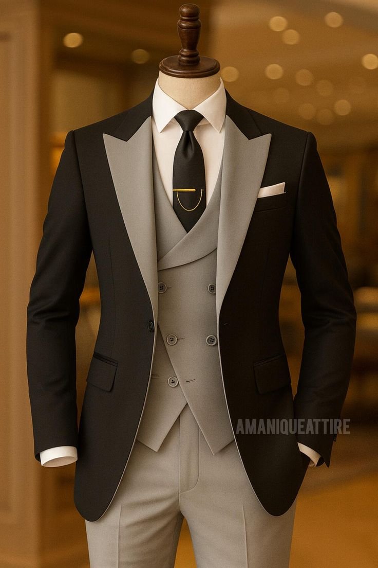 Costume Trois Pièces Élégance